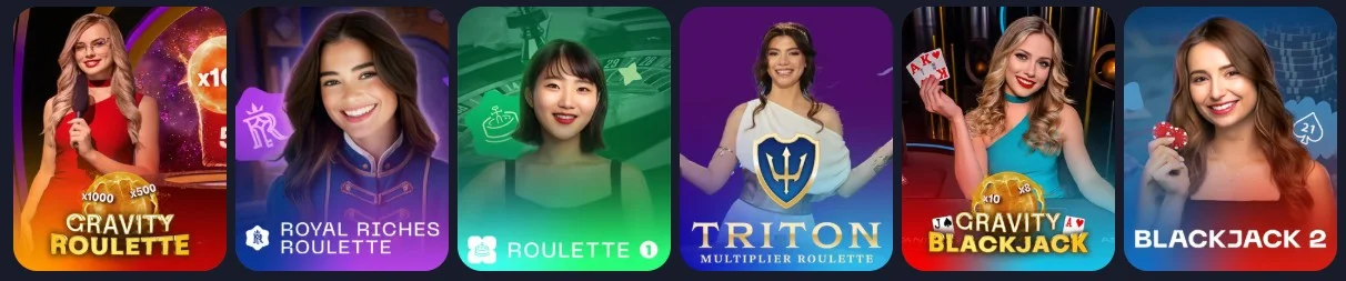 BetBlast Casino Live casino